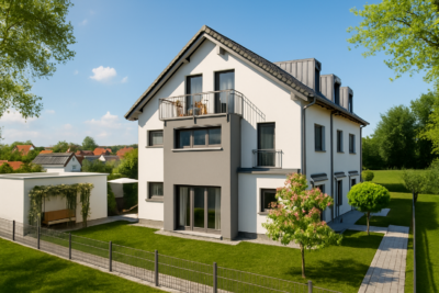 Neubau – Reihenmittelhaus in Haar - Visualisierung (2294)