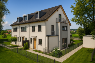 Neubau – Reihenmittelhaus in Haar - Visualisierung (2295)