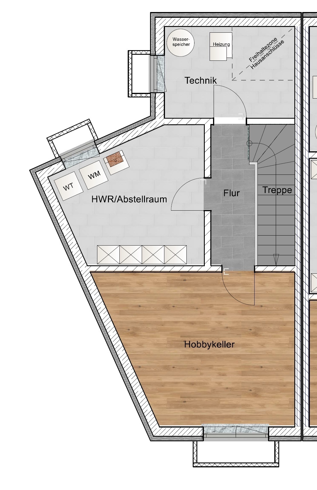 Kellergeschoss REH 3