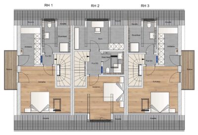 Baubeginn erfolgt – Neubau – Reihenmittelhaus - Dachgeschoss (2286)