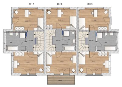 Baubeginn erfolgt – Neubau – Reihenmittelhaus - Obergeschoss (2285)