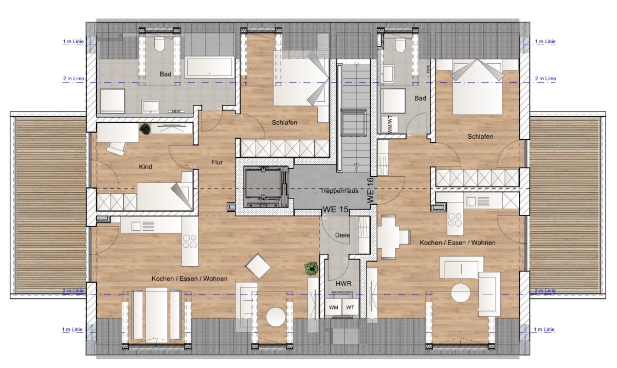 Dachgeschoss Haus 2