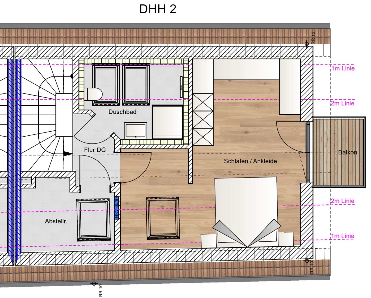 Dachgeschoss Haus 2