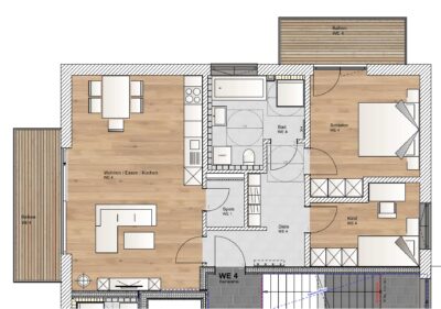 KfW40-QNG; 3-Zimmer OG-Wohnung mit 2 Balkonen - OG_WE4_Ruppanerstraße (2657)