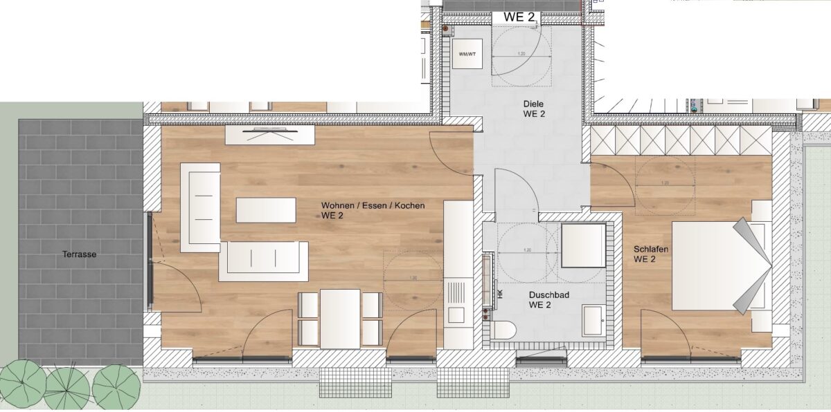 Whg 2 EG Haus 1