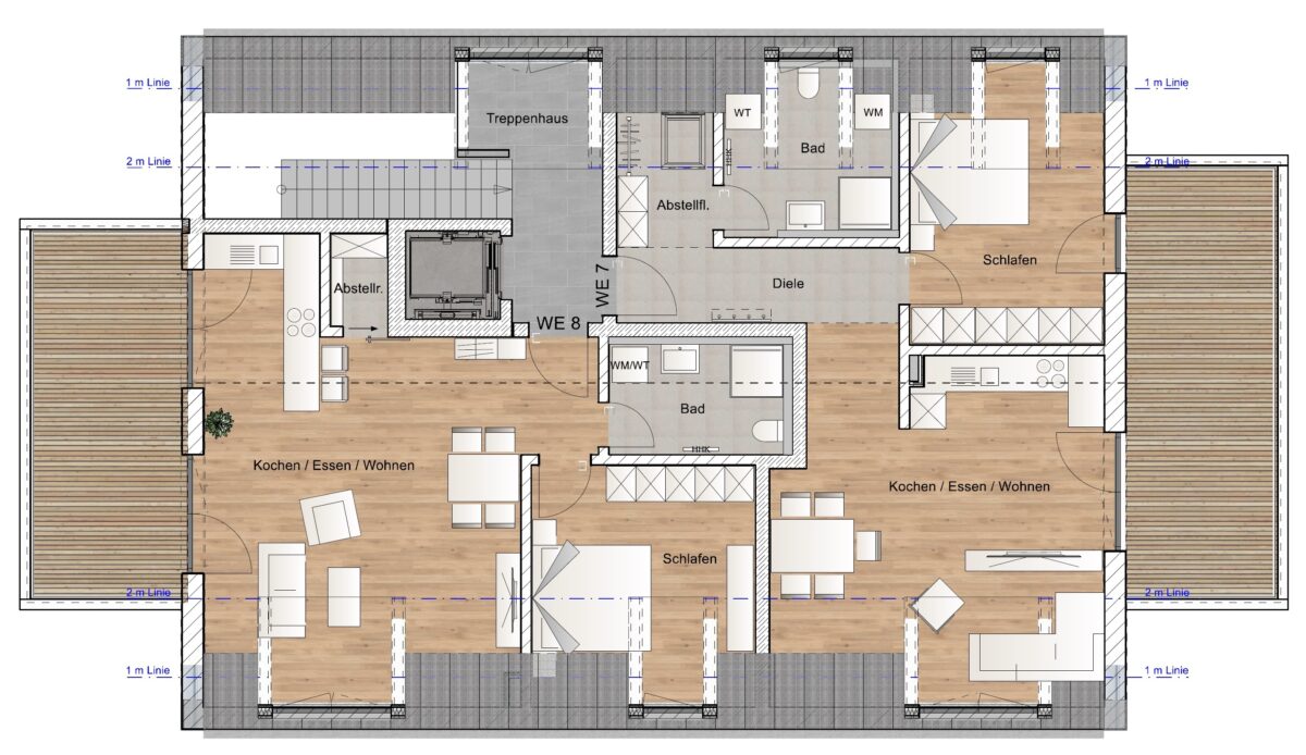 Dachgeschoss Haus 1
