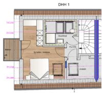 Dachgeschoss Haus 1
