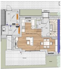 Erdgeschoss Haus 1