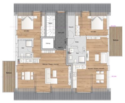 3 Zimmer Erdgeschosswohnung - Dachgeschoss (2696)