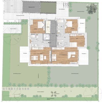 3 Zimmer Erdgeschosswohnung - Erdgeschoss mit Gartenanteil (2692)