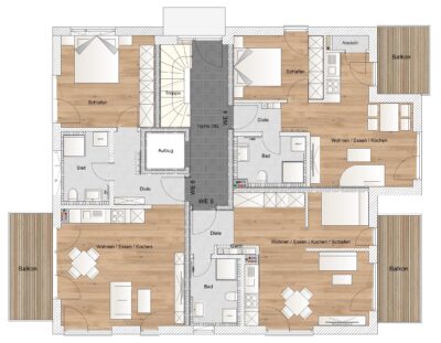 3 Zimmer Erdgeschosswohnung - Obergeschoss (2695)